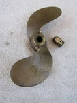 Lauson Antique Outboard Motor Bronze Propeller 2.5HP 3HP 1940-54 Single OB425. Fixed Price $29.95.