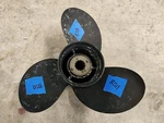 Aluminum 10 1/2" 13P Mercury Black Max Prop, 48-816704-13, Spline Hub P8011. Fixed Price $80.00.