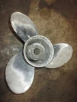 Mercury 50HP Stroke Outboard Aluminum Propeller (48-73134-12P). Fixed Price $25.00.
