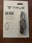True Berm Keychain Flipper Pocket Knife Stainless Blade Black G10 Handle New. Fixed Price $22.00.