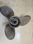 1/4" X 17P Stiletto Advantage Ss Prop, 11317 Mercury Propeller Used. Fixed Price $177.11.