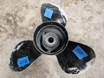Aluminum 15 1/4" X 21P Mercury Prop, 48-74888-21, Honda Yamaha Suzuki, P8569. Fixed Price $19.00.