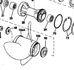 Omc Brp Johnson Evinrude Converging Ring 314188 New Item 106A. Fixed Price $17.95.
