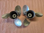 Pair Of 14 5/8" X 23P Quicksilver Mirage Ss Props, Mercury 4.75", P11053 P11054. Fixed Price $399.00.