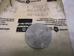 Mopar Valve Tappet Spacer Nos '78-'83 1.7 Liter P/n 5240943. Fixed Price $10.00.