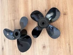 Genuine Volvo Penta Oem Duo Type Aluminum Front And Rear Propellers. Fixed Price $650.00.