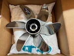 New Set Of 6 Blade 32 Pitch Hydromotive Propellers. Fixed Price $5500.00.
