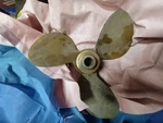 8495C 14 Chrysler 1973 70HP Outboard Propeller Bronze Michigan. Fixed Price $95.00.