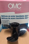 Omc Stainless Steel Prop 12.5X13. Fixed Price $275.00.
