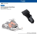 Polaris Oem Axys Snowmobile Ultimate Skid Plate, Black, 2880383-070. Fixed Price $99.99.