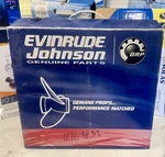 Evinrude Johnson Brp Oem Propeller 0763938 4X14 1/4X17 Rtr. Fixed Price $300.00.
