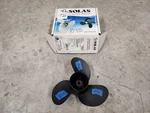 New Aluminum 1/2" X 8P Solas Amita Prop, 5011-085-08B, Tohatsu 12 Spl P10431. Fixed Price $48.00.