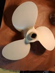 Michigan Wheel SMC980 14X10 Lh Pin Drive Propeller Volvo Eaton B & C-14 110HP Al. Fixed Price $88.00.
