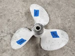 Aluminum 13" X 19P Force/chrysler Propeller, 383265, 18 Spline Hub, P9314. Fixed Price $54.00.