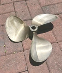 Federal Boat Propeller Ni-bral Blade Cupped Left Hand 13X13 Bore. Fixed Price $215.00.