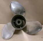 Used Michigan / Vortex Rapture 13.25 15 Stainless Outboard Prop # 993103. Fixed Price $199.99.