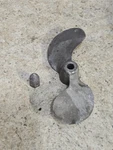Vintage 1951 Lauson Twin 6HP T-651 Outboard Boat Motor Propeller & Nut. Fixed Price $12.00.