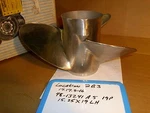 New Mercury Quicksilver Stainless Steel Propeller 48-13241A Mirage 15.25X19 Lh. Fixed Price $594.18.