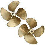 Michigan Wheel Boat Nibral Propellers 24X33 Tiara (set Of 2). Fixed Price $6939.28.