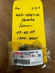 Nos Oem Yamaha Spacer Thrust Washer 663-45987-02 25-60HP 1994-2024. Fixed Price $25.00.