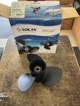 New Solas For Johnson Evinrude, 10.5 X Aluminum Propeller # 2211-105-11. Fixed Price $80.00.