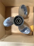 Yamaha #MAR-GYT3B-L4-18 Stainless Steel Propeller Blade Right 13 1/4" X18. Fixed Price $370.00.