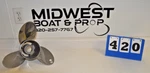 Laser Ii (13 7/8 X 21") Mercury Left Hand Stainless Propeller 48-16545A46. Fixed Price $289.00.