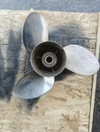 Raptor Stainless Steel Propellor Left Hand Rotation 14.25 X 17. Fixed Price $299.00.