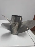 Mercury Trophy Plus 13-3/4"X23P 4-BLADE Stainless Steel Prop 48-825938A47. Fixed Price $250.00.