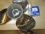 Evinrude,johnson,brp Prop Ss Polished V6 763960 3X15 5/8X13RN. Fixed Price $259.99.