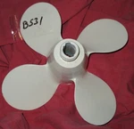 Wheel 10X11 AMC-661 4 Blade Aluminum Propeller Firestone Scott Atwater (B531). Fixed Price $65.00.