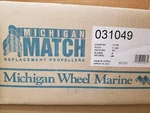 Michigan Wheel P/n 031049 10-3/8 X 11 Replaces Mercury 48-19638A40. Fixed Price $115.00.