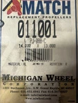 New Old Stock Michigan Wheel 011001 14 X 13 Rh Outboard Propeller. Fixed Price $150.00.