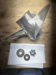 Quicksilver Mirage 48-13700-A41 19 Pitch Propeller. Fixed Price $200.00.