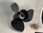 Quicksilver Black Diamond 3 Blade Boat Propeller 1916P19 With Hub Kit 826074. Fixed Price $49.00.