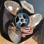 Never Used Attwood Ballistic Blade Propeller Ss 14.5 X 19" #345133. Fixed Price $225.00.