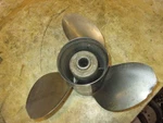 Yamaha/mercury 150HP 2 Stroke Outboard Stiletto Stainless Steel Propeller. Fixed Price $75.00.