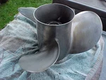 Mercury Outboard Stainless Steele Quicksilver Prop. Fixed Price $180.00.
