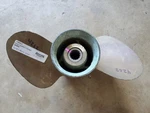 Left Hand Blade Bronze 14" X 15P Quicksilver Propeller, 48-30391 A1-15, P4262. Fixed Price $34.00.