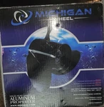Openbox Michigan Wheel Prop 11.75 10 Rh 3-BLADE Alum 20-70HP #992602 See Pics. Fixed Price $75.00.