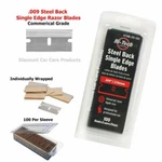 Single Edge Razor Blades 100 Pack Heavy Duty Commercial Grade .009 Thickness. Fixed Price $9.95.