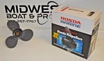 New Genuine Oem Honda Marine 11-5/8 X Aluminum Propeller 59130-ZV5-011AH. Fixed Price $99.00.
