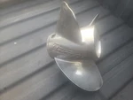 Mercury Marine 23 Pitch Lh Mirage Stainless Steel Propeller Tempest Plus. Fixed Price $650.00.