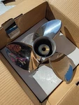 Suzuki Outboard 16 X Left Hand Propeller 18.5P #990C0-0081L-185. Fixed Price $450.00.