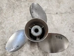 14 1/4" X 19P Michigan Wheel Rapture Ss Propeller, 063034, Suzuki 4.75", P9132. Fixed Price $115.00.