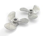 Alloy 32MM 3-BLADE Propeller 4MM Shaft Lh-rh Set For Rc Boat. Fixed Price $9.48.