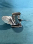Honda Stainless Steel 3 Blade 15 1/4 X 17L Counter Rototation Propeller. Fixed Price $250.00.