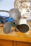 Vintage Brass Boat Copper Propeller 8" Antique Michigan Federal Etc. Fixed Price $89.99.