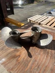 Mercury Mercruiser Bravo 3 24P Propellers Props Set. Fixed Price $450.00.