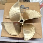 Acme 13.5 X 16 537 4 Blade Inboard Propeller Left Hand Nibral Cupped 1/8". Fixed Price $450.00.